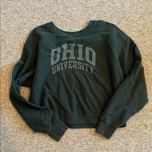 League Green Crew Neck Long Sleeve Sweatshirt